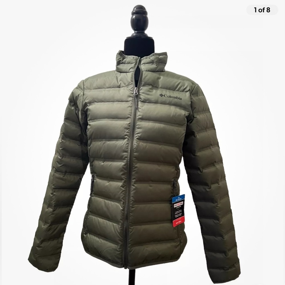 NWT Columbia Women's Heat Seal Hazzard Peak EXS Down Jacket Oliver - Med